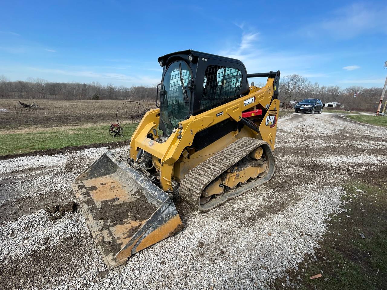 CAT skid steer dirt hauling in Champaign IL — Brohez Trucking LLC material transport